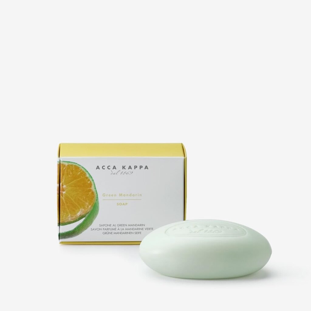 Acca Kappa Green Mandarin Soap review – authentic Italian product, made in Italy