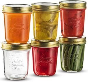 Bormioli Rocco Quattro Stagioni Mason Jar (Set of 6) - Made in Italy
