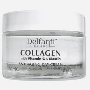 Delfanti-Milano COLLAGEN with VITAMIN C & ELASTIN Day Cream, Made in Italy