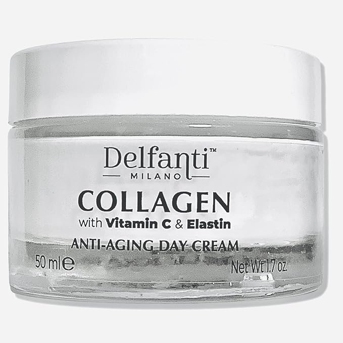 Delfanti-Milano COLLAGEN with VITAMIN C & ELASTIN Day Cream, Made in Italy