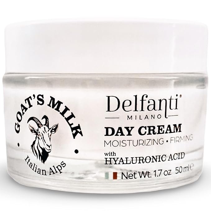 Delfanti-Milano Goat's Milk with Hyaluronic Acid Day Cream, Made in Italy