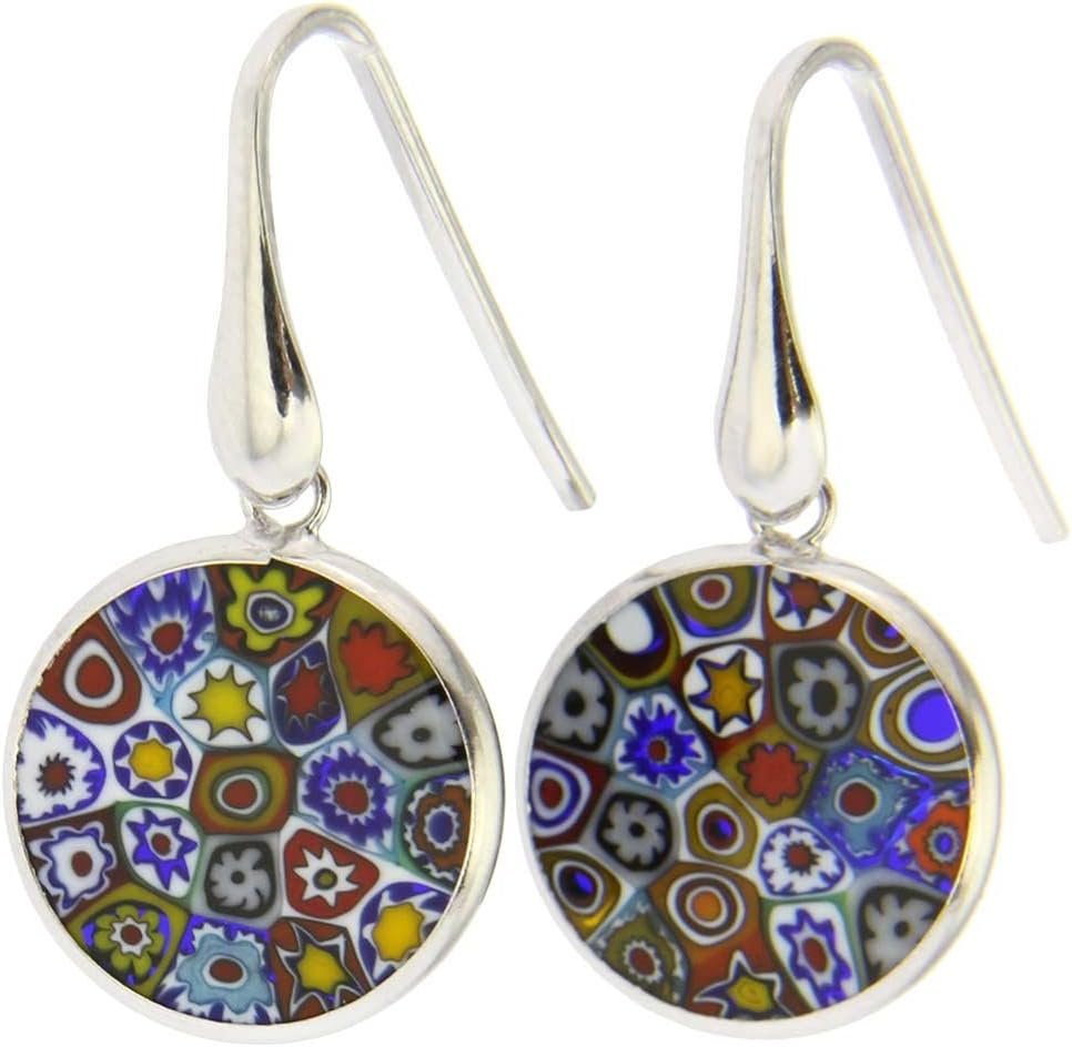Glass of Venice Murano Millefiori Flower Earrings review – authentic Italian product, made in Italy