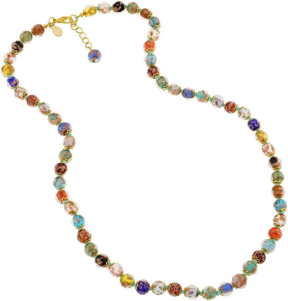 Glass of Venice Murano Multicolor Sommerso Necklace review – authentic Italian product, made in Italy