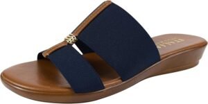 ITALIAN Shoemakers Women's Sofy Wedge Sandal, Made in Italy