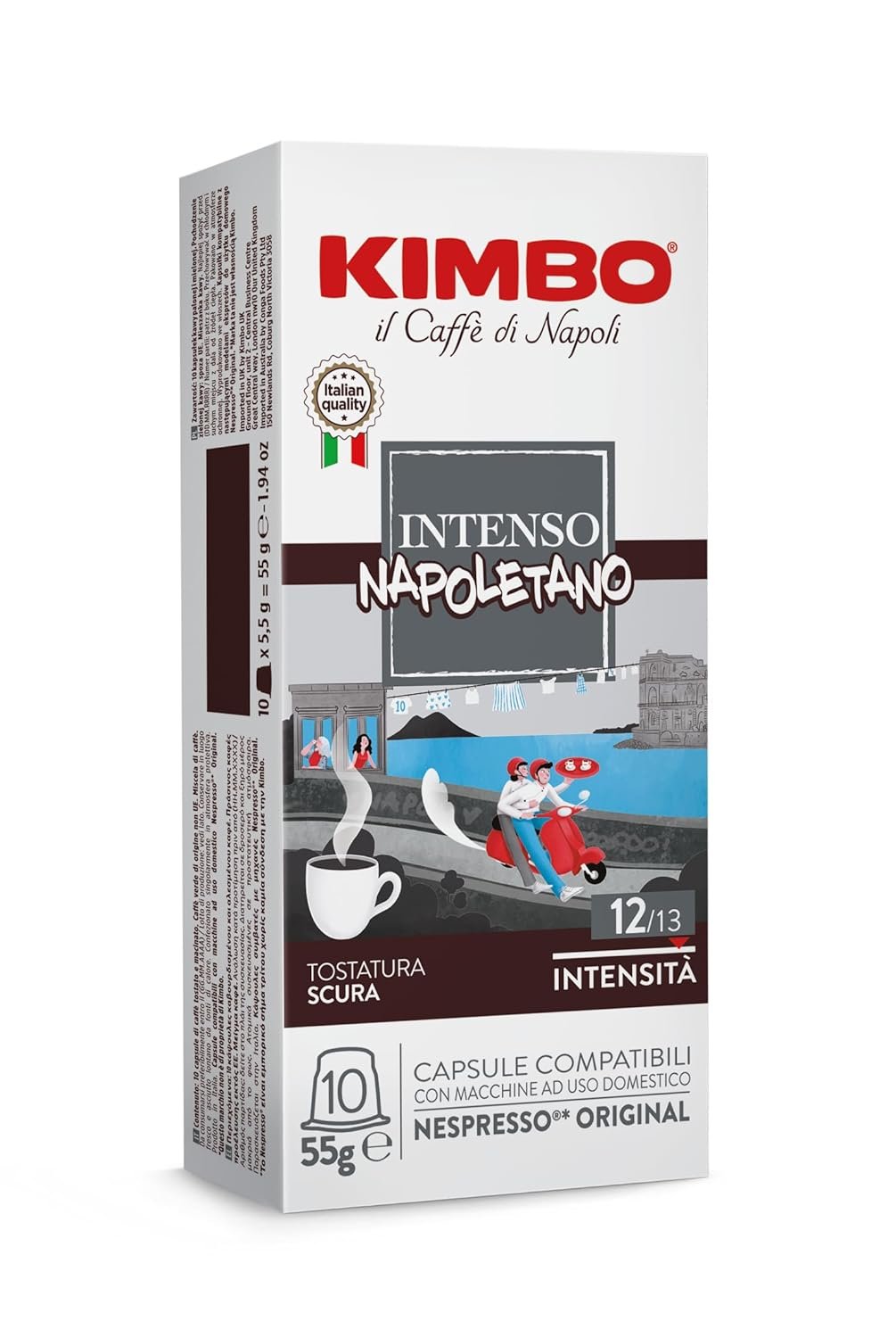 Kimbo Espresso Napoletano Capsules review – authentic Italian product, made in Italy