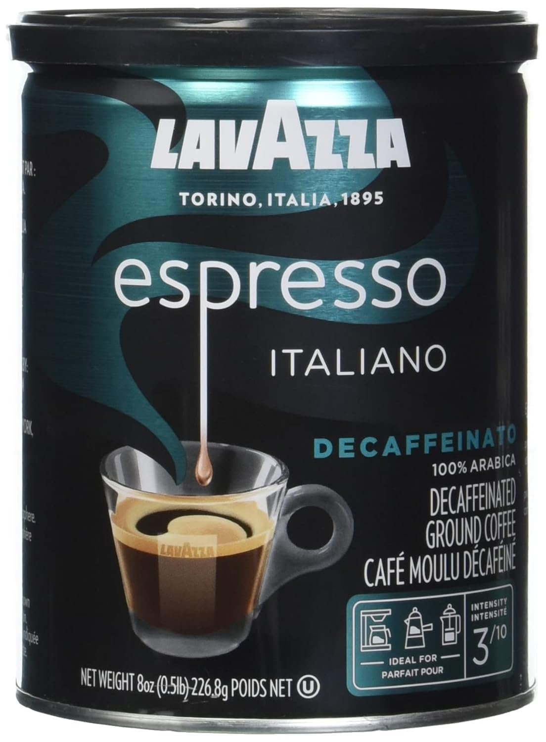 Lavazza Espresso Decaffeinato Ground Coffee