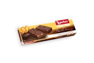Loacker Patisserie Noir Orange Wafers review – authentic Italian product, made in Italy