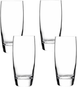 Luigi Bormioli Michelangelo 20 oz Beverage Glasses, Made in Italy (Set of 4)