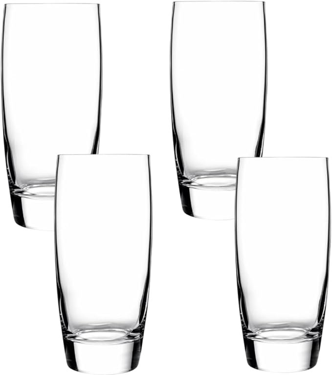 Luigi Bormioli Michelangelo 20 oz Beverage Glasses, Made in Italy (Set of 4)