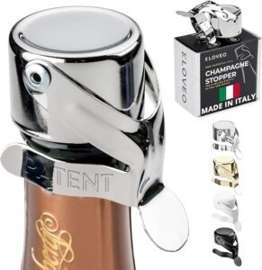 Champagne Stoppers - Patented Seal - Made in Italy - Professional Grade WAF
