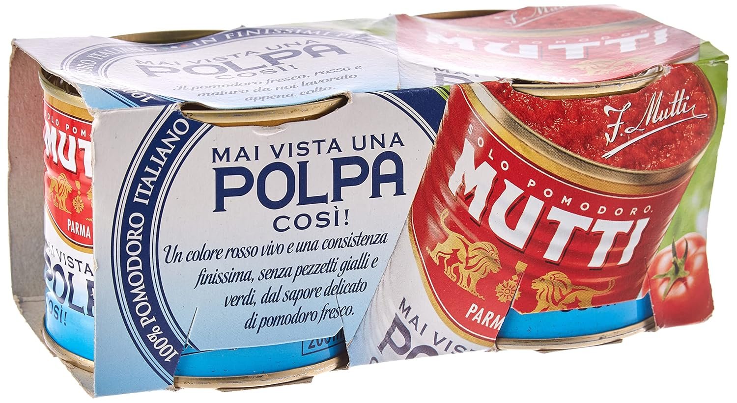 Mutti Polpa Finely Chopped Tomatoes review – authentic Italian product, made in Italy