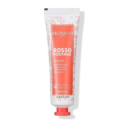 Rosso Positano Hand Cream - Amalfi Lemon and Wild Mandarin, Made in Italy