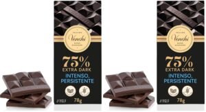 Venchi Cuor di Cacao 75% Extra Dark Chocolate Bar review – authentic Italian product, made in Italy