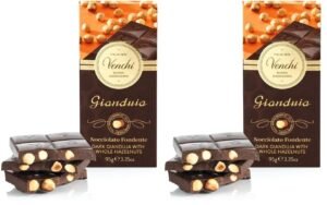 Venchi Dark Gianduia Chocolate Bar with Hazelnuts review – authentic Italian product, made in Italy