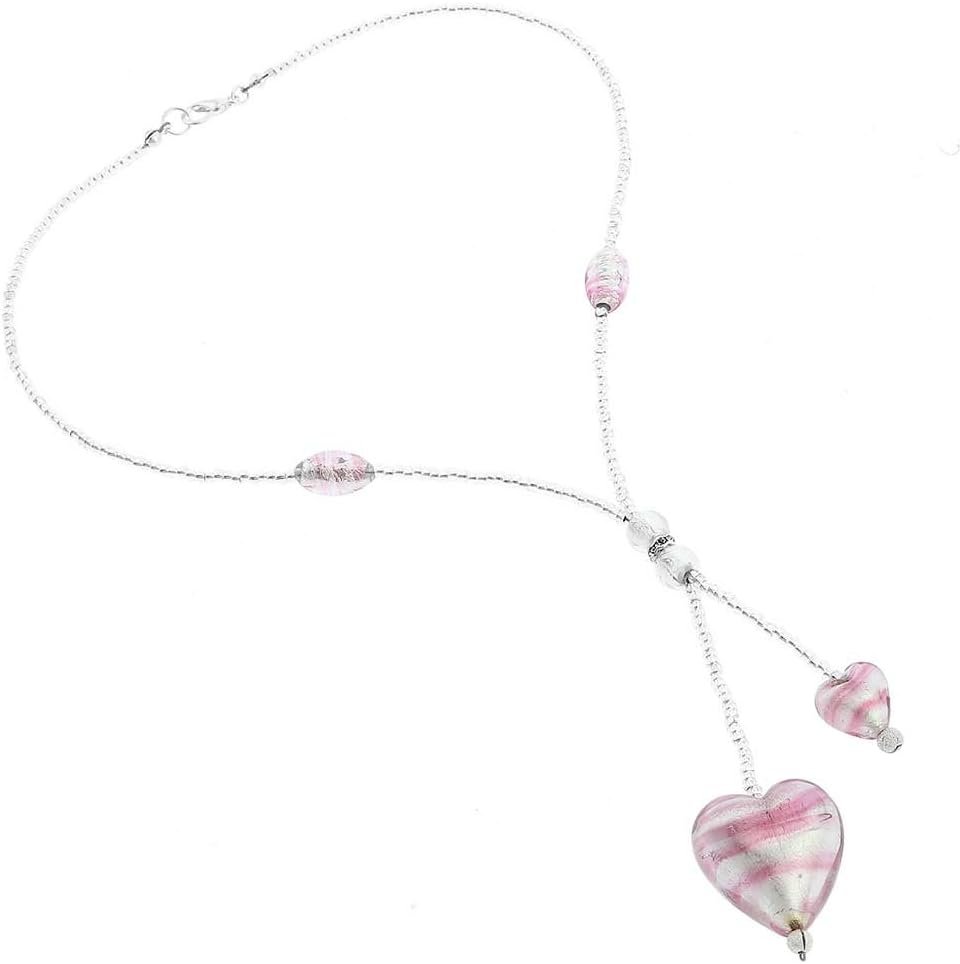 Glass of Venice Murano Glass Heart Tie Necklace review – authentic Italian product, made in Italy